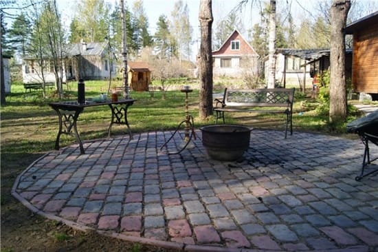 Укладка тротуарной плитки