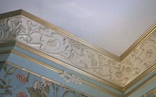 Лепной багет из составных частей