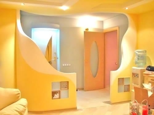 классная перегородка из гипсокартона