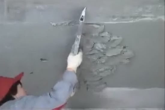 Нанесение шпаклевки