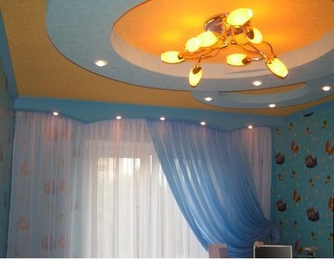 Потолочное освещение комбинированное