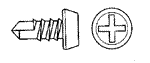 Шуруп по металлу 3, 5×9 (клопы)